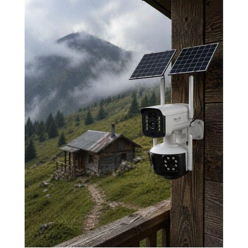 Güneş Enerjili Bahçe Kamerası 4g Sım Kartlı 9mp Akıllı Güvenlik Kamerası 2 Yıl Garantili