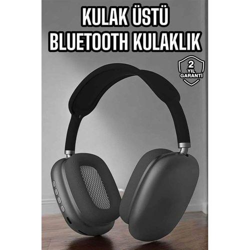 P9 Plus Hi-fi Ses Kalitesi Ayarlanabilir Mikrofonlu Bluetooth Kulaklık Siyah