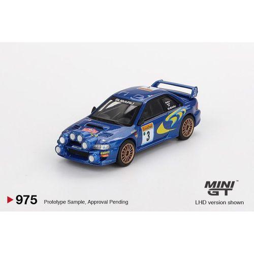 Mini GT Subaru Impreza WRC98 1998 Rally Monte-Carlo 3rd Place #3 975