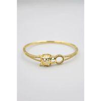 Taşlı Vip Bilezik - Altın