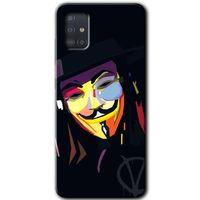 Potkal Hediye Fabrikası Samsung Galaxy A51 Kılıf HD Desen Baskılı Arka Kapak - Vendetta