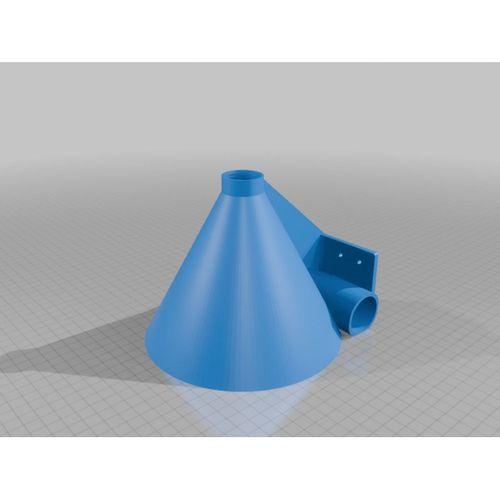 2 litrelik şişe için küçük toz siklonu, 1.25 hortum (artı şişe iskeleti)-6907361