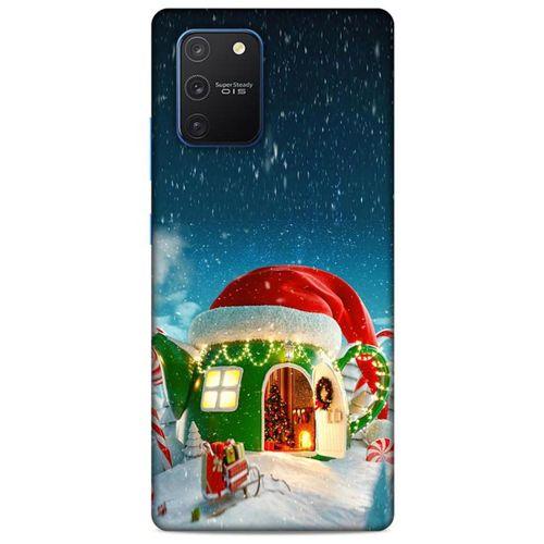 Samsung Galaxy S10 Lite Kılıf Snowix (2) Kabı Yeşil Kırmızı