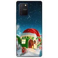 Samsung Galaxy S10 Lite Kılıf Snowix (2) Kabı Yeşil Kırmızı