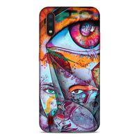 Lopard Samsung Galaxy A01 Uyumlu Kılıf Sürreal Yüzler ♀ (14) Lansman Kılıf Desenli