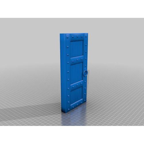 Ortaçağ ahşap kapı - 3711433