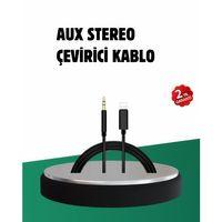İphone Uyumlu Lightning – 3.5mm Aux Adaptör Kablo Stereo Ses Aktarım