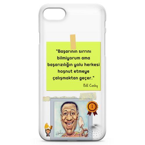Apple iPhone 7 Kılıf Caps Bill Cosby Arka Kapak Koruma Desenli Full Koruyucu