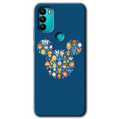 GM 21 Plus Kılıf HD Desen Baskılı Arka Kapak - Mickey + Kırılmaz Cam