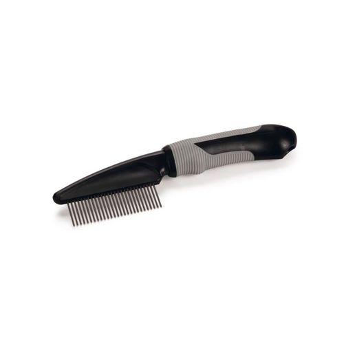 Beeztees Uzun Tüylü Kedi Tarağı, Siyah Gri, 21cm
