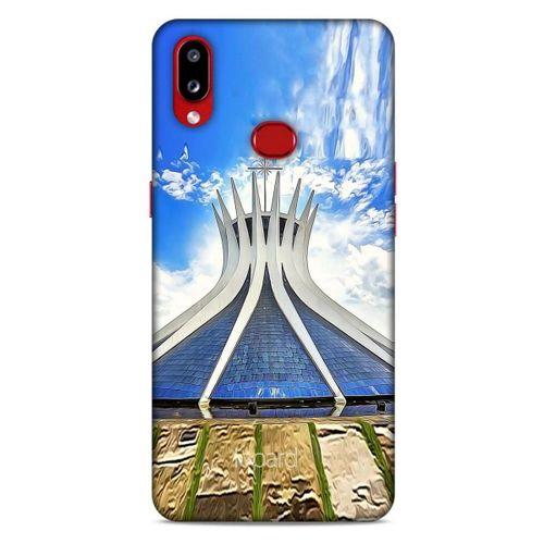 Samsung Galaxy A10s Kılıf Dünya Mimarisi (16) Kalın Kılıf Brasilia Katedrali