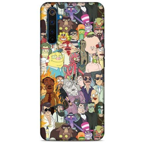 Realme 6 Pro Uyumlu Kılıf Rick And Morty (33) Hybrid Kılıf Killer Rick