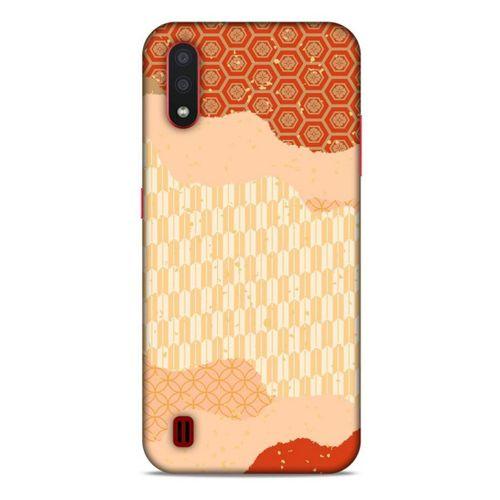 Samsung Galaxy A01 Kılıf Japonya (35) Fit Design Kılıf Bej