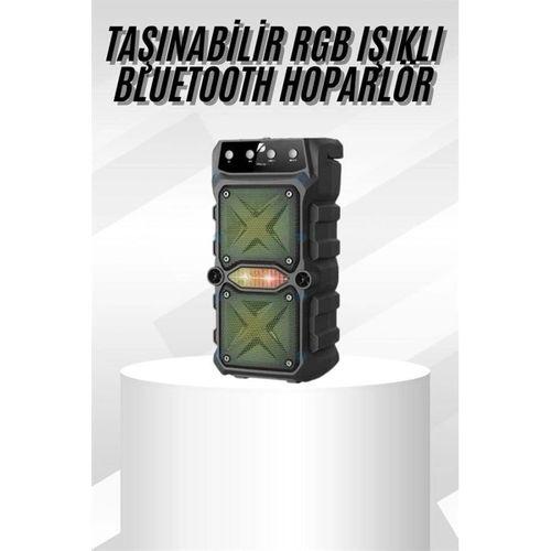 Çift Çıkışlı Güçlü Bataryalı Kablosuz Yüksek Ses Kaliteli Bluetooth Hoparlör