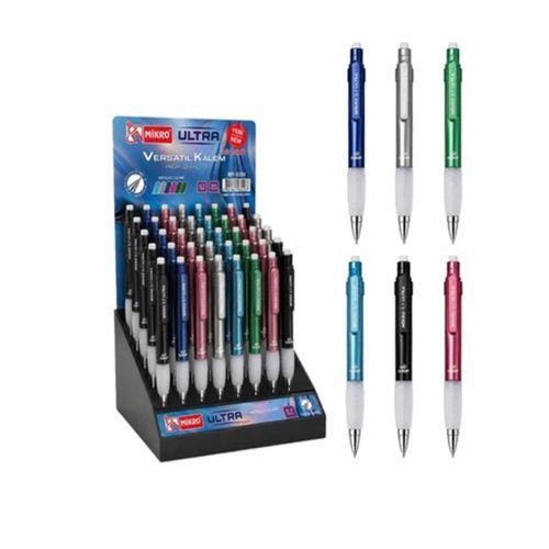Mikro Ultra Air Grip Versatil Kalem 0,7 Uçlu Metalik Mp-9394 Karışık - 3 adet