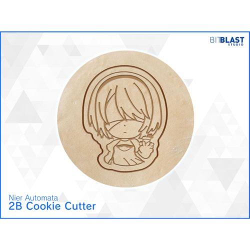 Nier Automata 2B Kurabiye Kalıbı (Bu ürün Sadece Plastik parçadır - Almadan Önce Soru Sorabilirsiniz)