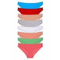 8 adet Süper Eko Set Likralı Kadın Slip Külot Set 8
