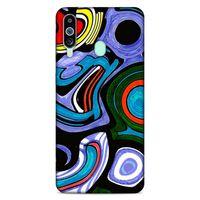 Lopard Samsung Galaxy M40 Uyumlu Kılıf Soyut Sanat (25) Baskılı Antişok Kapak