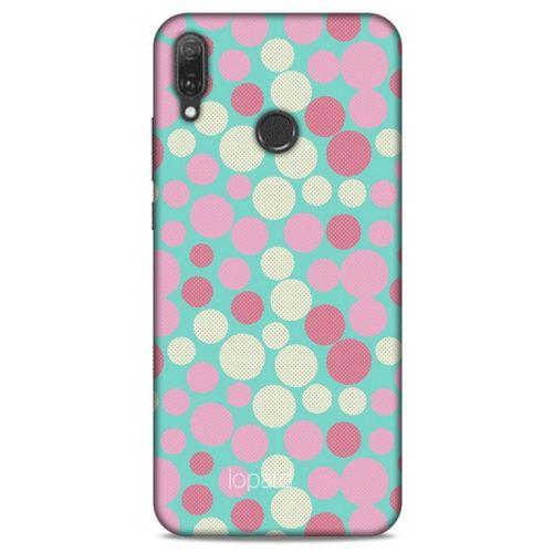 Huawei Y9 2019 Kılıf Pastel Renkler (50) Shockproof Kılıf Bordo Pembe