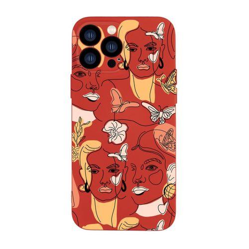 iPhone 13 Pro Uyumlu Line Style  Desenli Kamera Lens Korumalı Darbe Emici Silikonlu Lansman Kılıf