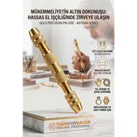 Profesyonel Çift Uçlu İğne Mengenesi - Hassas El Matkabı ve Takı Yapım Seti 723120