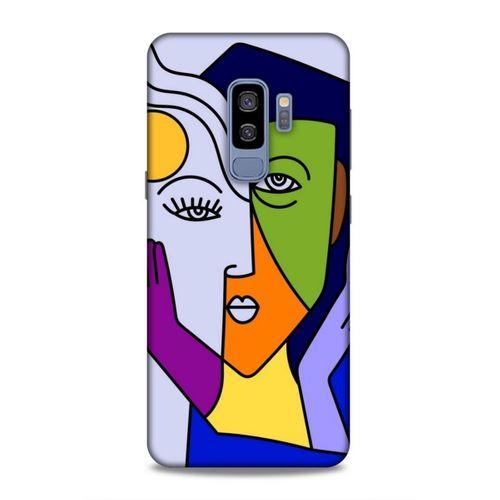 Samsung Galaxy S9 Plus Uyumlu Kılıf Face'X 39 Liquid Crystal Kılıf İki Yüzlü