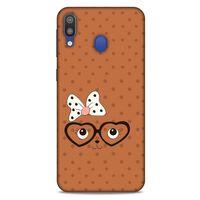 Lopard Samsung Galaxy M20 Uyumlu Kılıf Kediler (11) Tam Koruma Gözlük Yüz