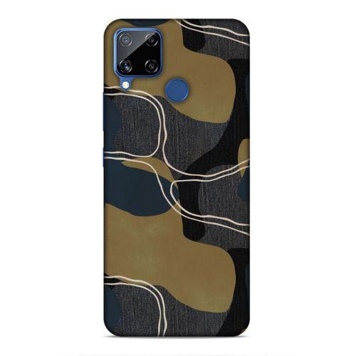 Realme C15 Uyumlu Kılıf Romans (46) Core Armor Kılıf Gold
