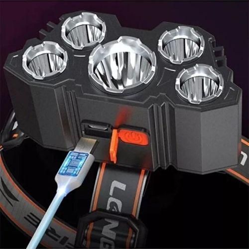 150W 5 LED Ultra Güçlü Kafa Lambası