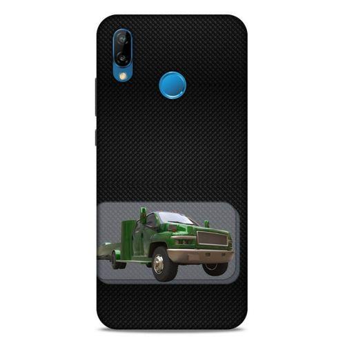 Lopard Huawei P20 Lite Uyumlu Kılıf PickUpX (25) Antişok Kapak Koyu Yeşil