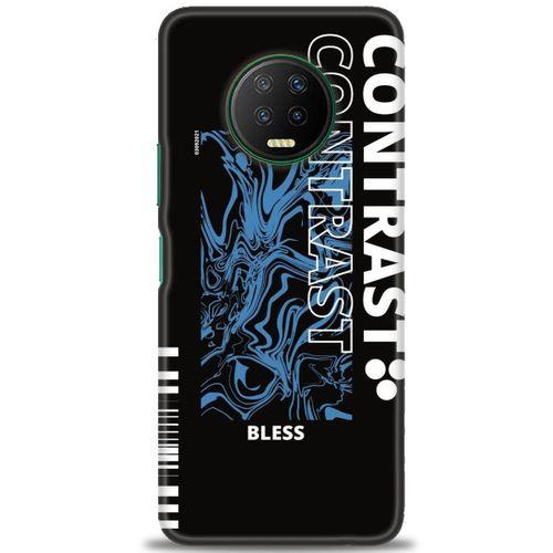 Infinix Note 7 Kılıf HD Baskılı Kılıf - Contrast + Tam Ekran Koruyucu