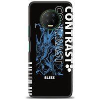 Infinix Note 7 Kılıf HD Baskılı Kılıf - Contrast + Tam Ekran Koruyucu