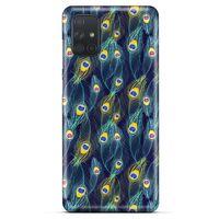 Samsung Galaxy M51 Kılıf Desenli Özel Seri Tüyler (10) Full Koruma Kılıfı