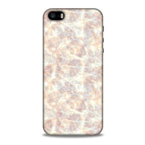Mermer Desenli (43) Tema Thin Fit Kılıf Fildişi Apple iPhone SE Kılıf