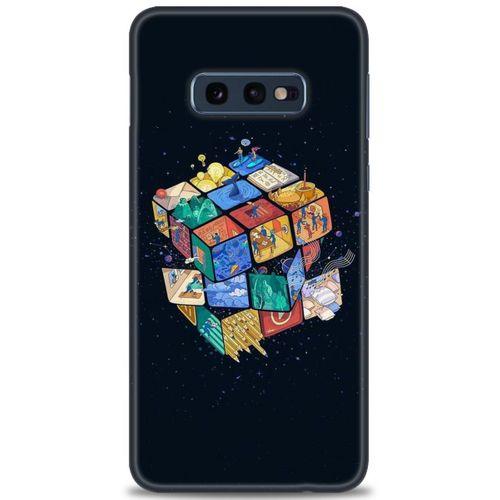 Samsung Galaxy S10E Kılıf HD Baskılı Kılıf - Küplerdeki İnsanlar + Tam Ekran Koruyucu