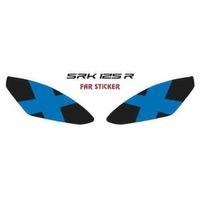 RKS Rks Srk 125 R 2023 - 2025 Uyumlu Far Sticker Mavi X