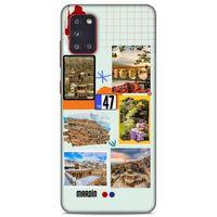 Lopard Samsung Galaxy A31 Uyumlu Kılıf Şehirli ※ (47) Mardin Crystal Flex Kılıf