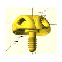 Köpek Burnu Yastıklı Hayvan Montaj Direği (Bu ürün Sadece Plastik parçadır - Almadan Önce Soru Sorabilirsiniz)