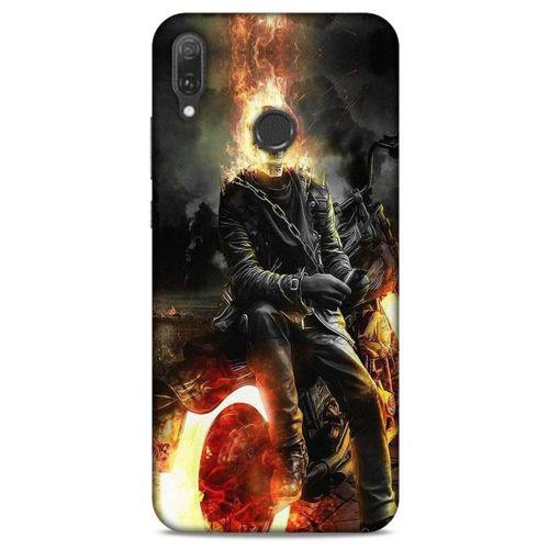 Huawei Y9 2019 Uyumlu Kılıf Motorsiklet (16) Kalın Kılıf İskelet