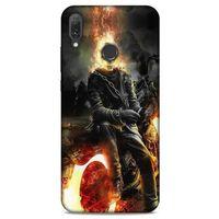 Huawei Y9 2019 Uyumlu Kılıf Motorsiklet (16) Kalın Kılıf İskelet