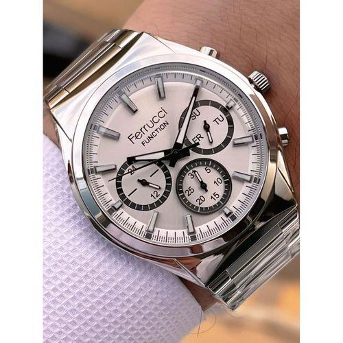 Ferrucci 2 Yıl Garantili Çelik Kordon İç Kadran Özellikleri Aktif 3 Atm Erkek Kol Saati EF.03517.3