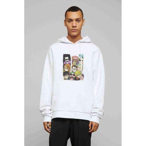 Anime Fairy Tail Glass Guild Emblem Baskılı Beyaz Erkek Kapşonlu Sweatshirt