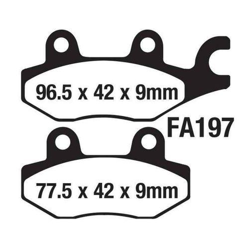 MONDİAL Mondial Strada 125 Arka Fren Disk Balatası Fa197 Orj