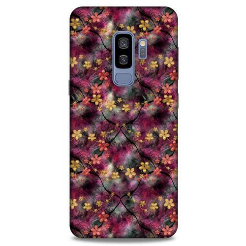 Samsung Galaxy S9 Plus Uyumlu Kılıf Pembe Delisi (10) Full Koruma Kılıfı Çiçek