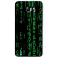 MRCİLETİSİM MRCİLETİSİM Samsung Galaxy Note 5 Kılıf HD Desen Baskılı Arka Kapak + Temperli Cam - Matrix