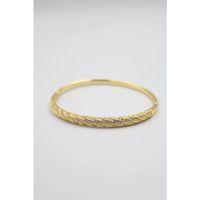 Taşlı Vip Bilezik - Altın