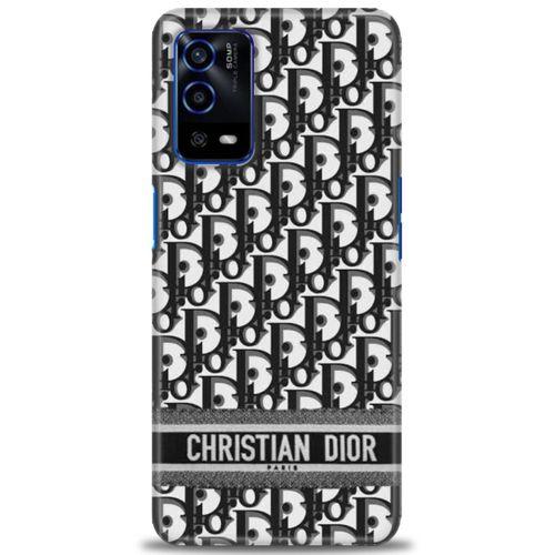 Oppo A55 Kılıf HD Baskılı Kılıf - Dior + Tam Ekran Koruyucu