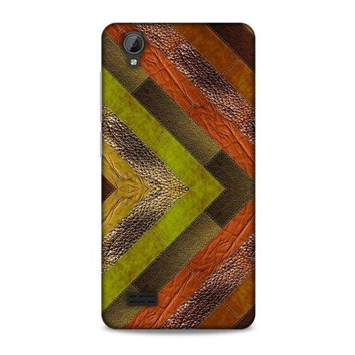 Vestel Venüs V5 Kılıf Patchwork (10) Full Koruma Kılıfı Yeşil Turuncu