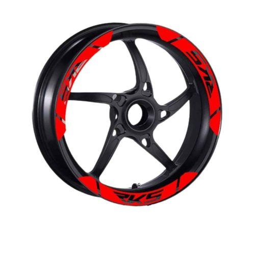 RKS Rks Uyumlu Kırmızı Geniş 1 Set Jant Şeridi