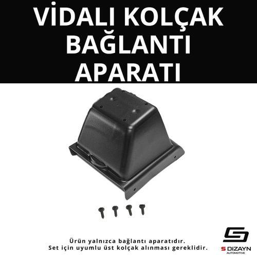 S-Dizayn VW Polo 5 ABS Vidalı Kol Dayama Kolçak Alt Adaptör 2009-2017 A+Kalite